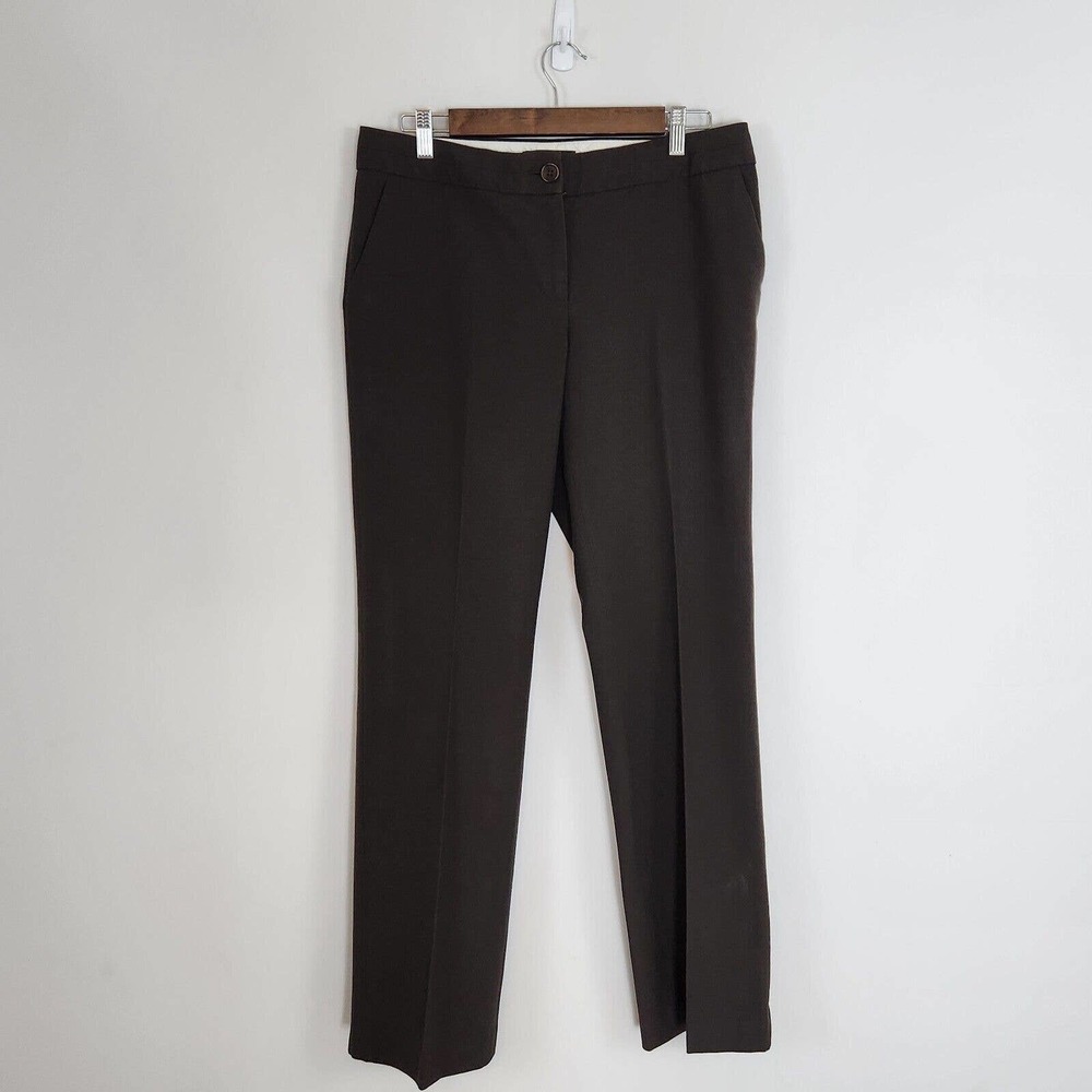Talbots Signature Boot Brown Dress Pants Women's Size 8